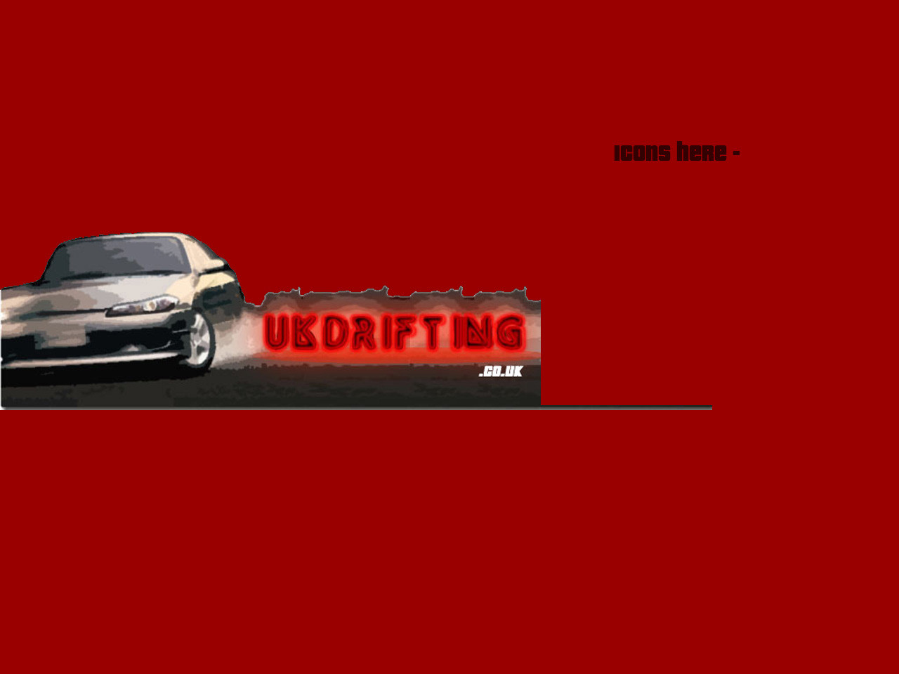 UK Drifting Red Wallpaper